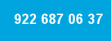 922 687 06 37 922 687 06 37